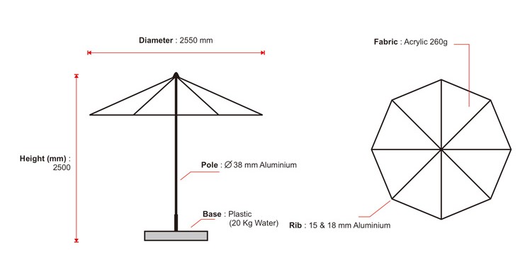 Viento-S Parasol